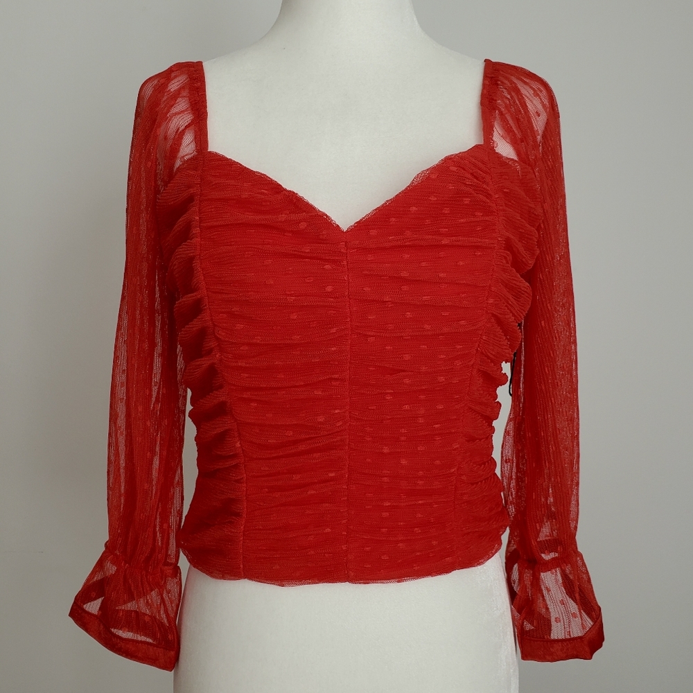 🆕️Haute Monde Red Top Size Medium
